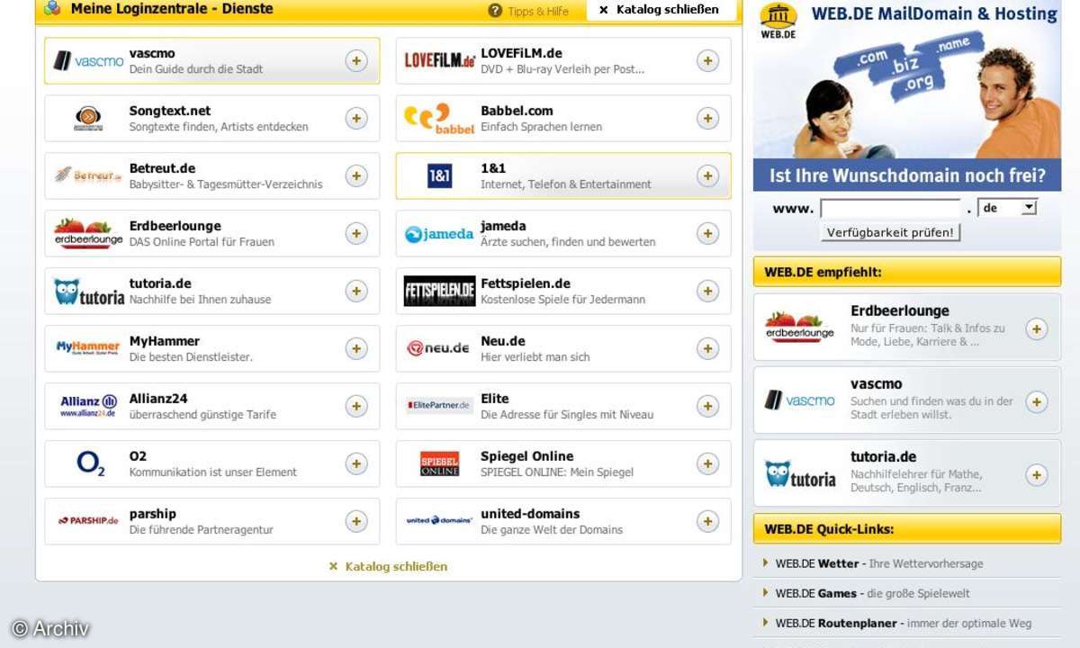 Das neue Web.de