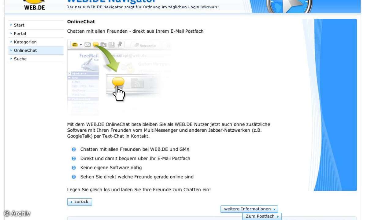 Das neue Web.de