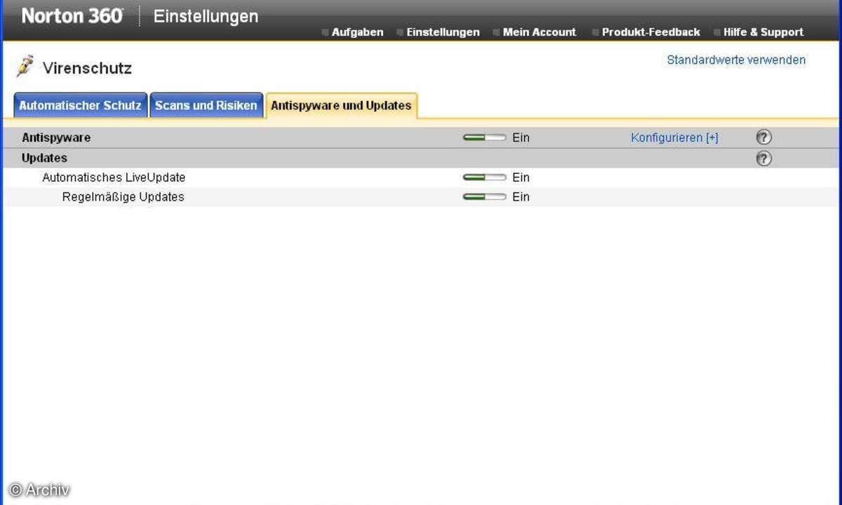 Norton 360 Version 3.0: Virenscanner