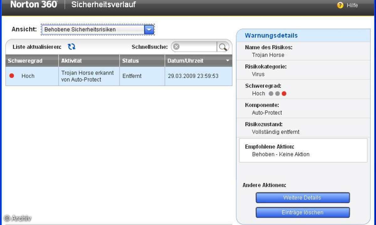 Norton 360 Version 3.0: Virenscanner
