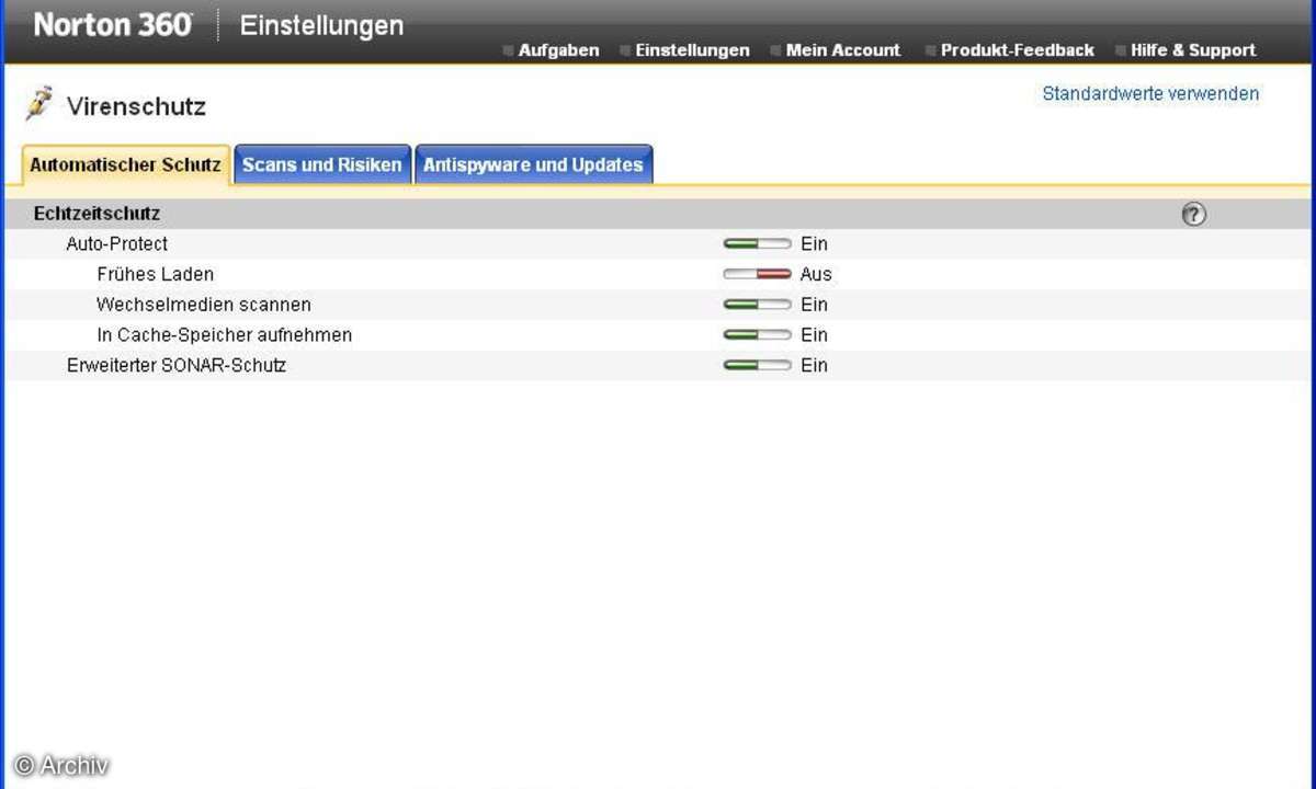 Norton 360 Version 3.0: Virenscanner