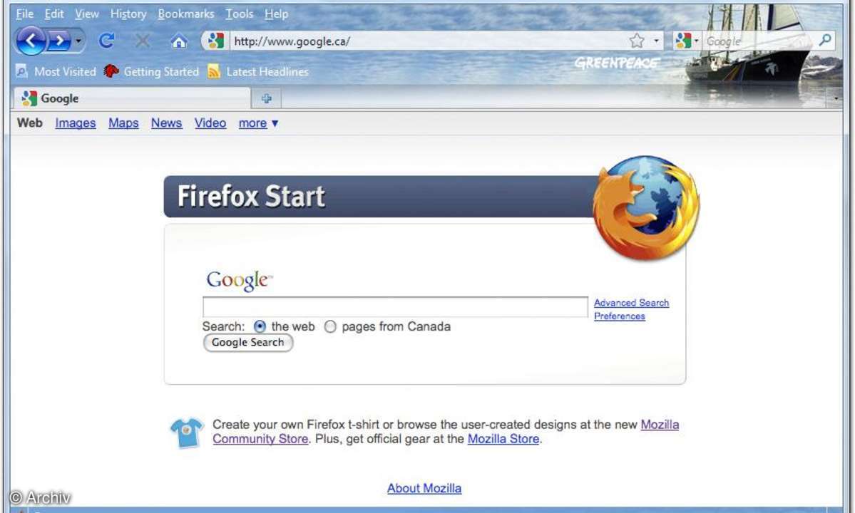Personas - Firefox wird bunt
