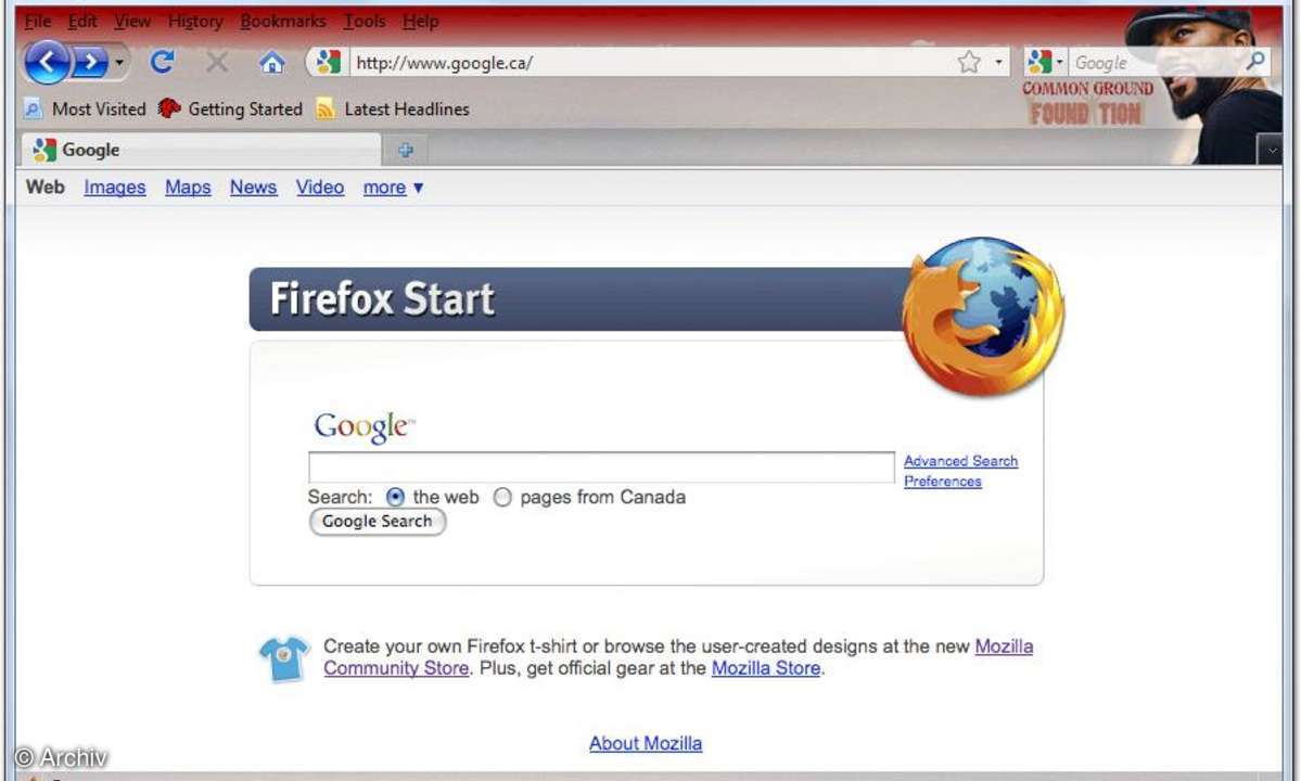 Personas - Firefox wird bunt