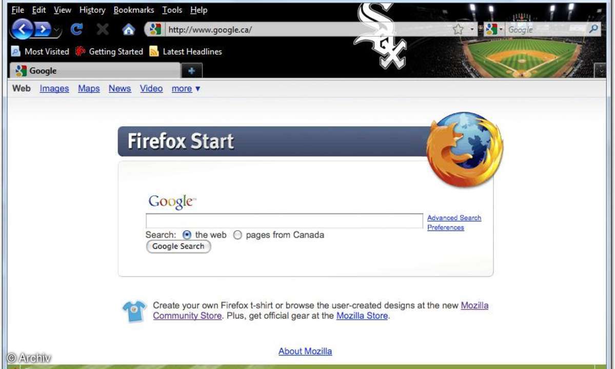 Personas - Firefox wird bunt