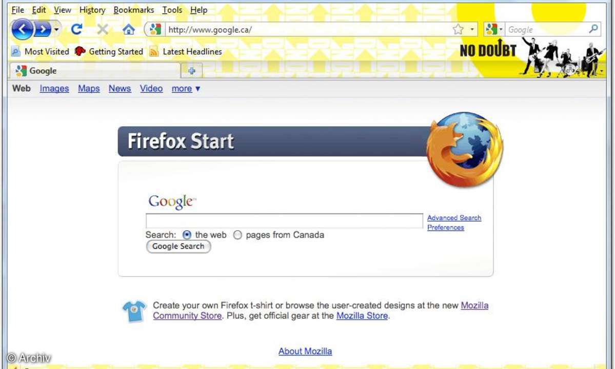 Personas - Firefox wird bunt