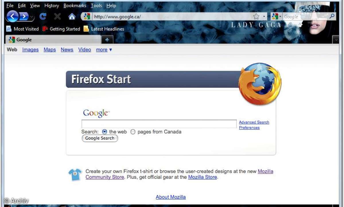 Personas - Firefox wird bunt