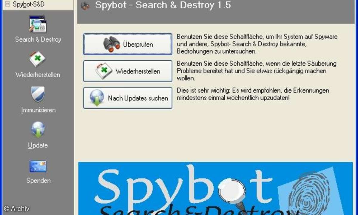 SpyBot Search & Destroy
