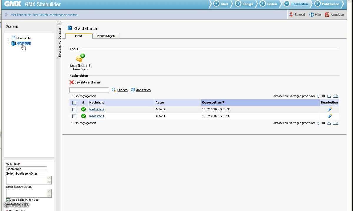 GMX MailDomain & Hosting