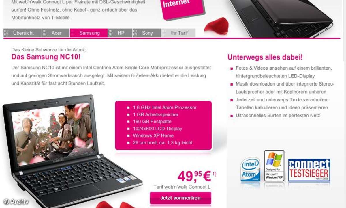T-Mobil geht mit Samsung auf Apple Safari