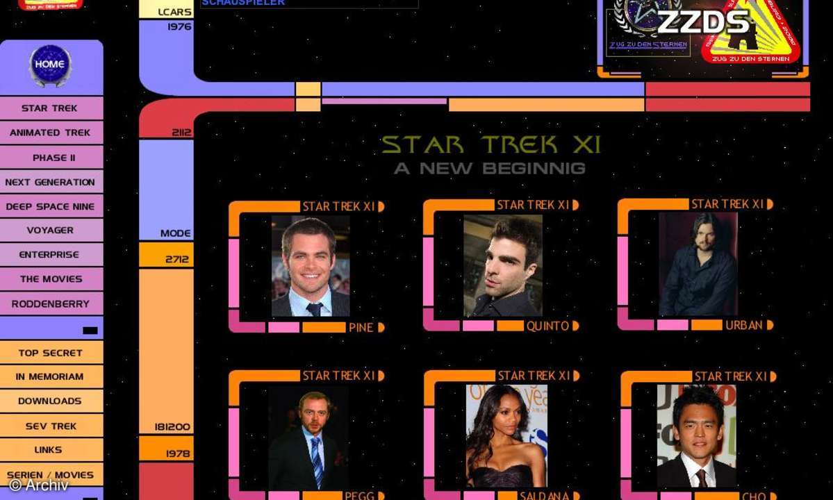 Coole Sites: Star Trek Spezial