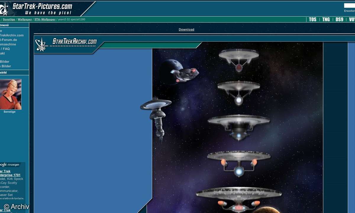 Coole Sites: Star Trek Spezial