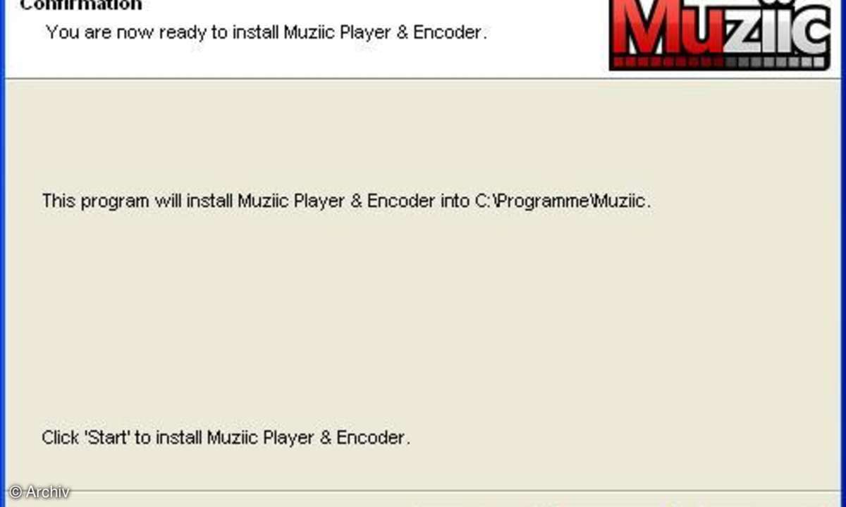 Muziic: Installation