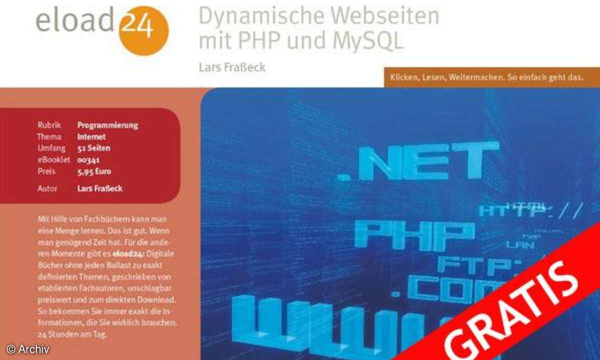 eBook der Woche: Dynamische Webseiten mit PHP und MySQL