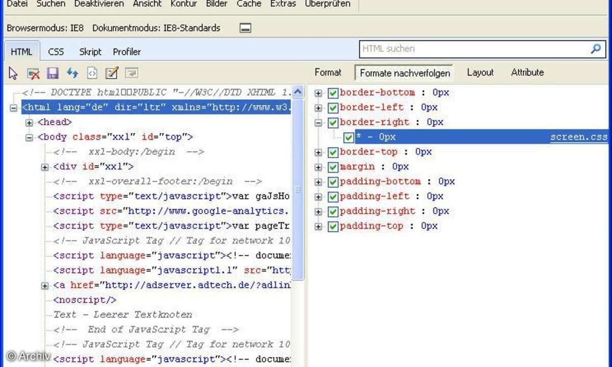 Profi-Tipps für Internet Explorer 8