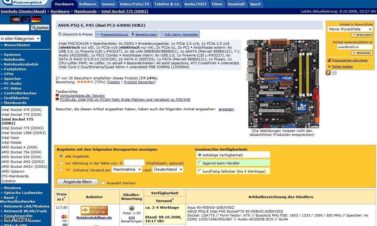 Preisbarometer: Spiele-PCs