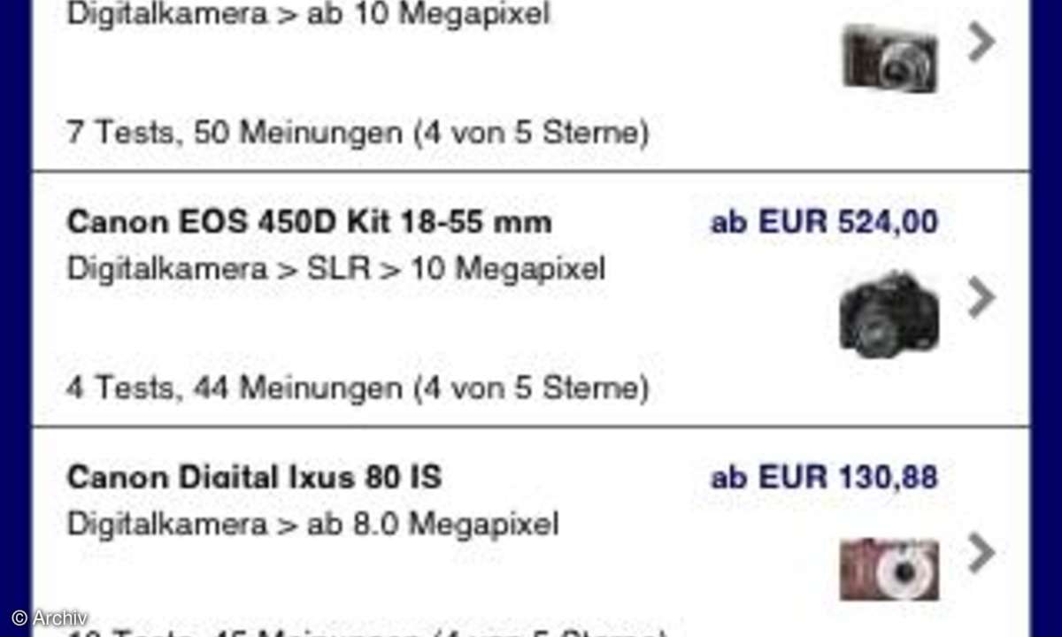 Geosensitiver Preisvergleich