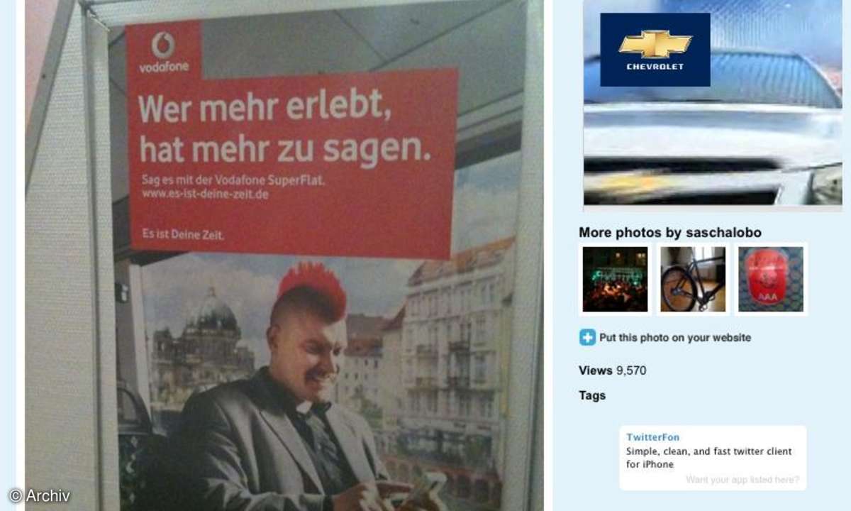 Star-Blogger Sascha Lobo und Vodafone in der Kritik
