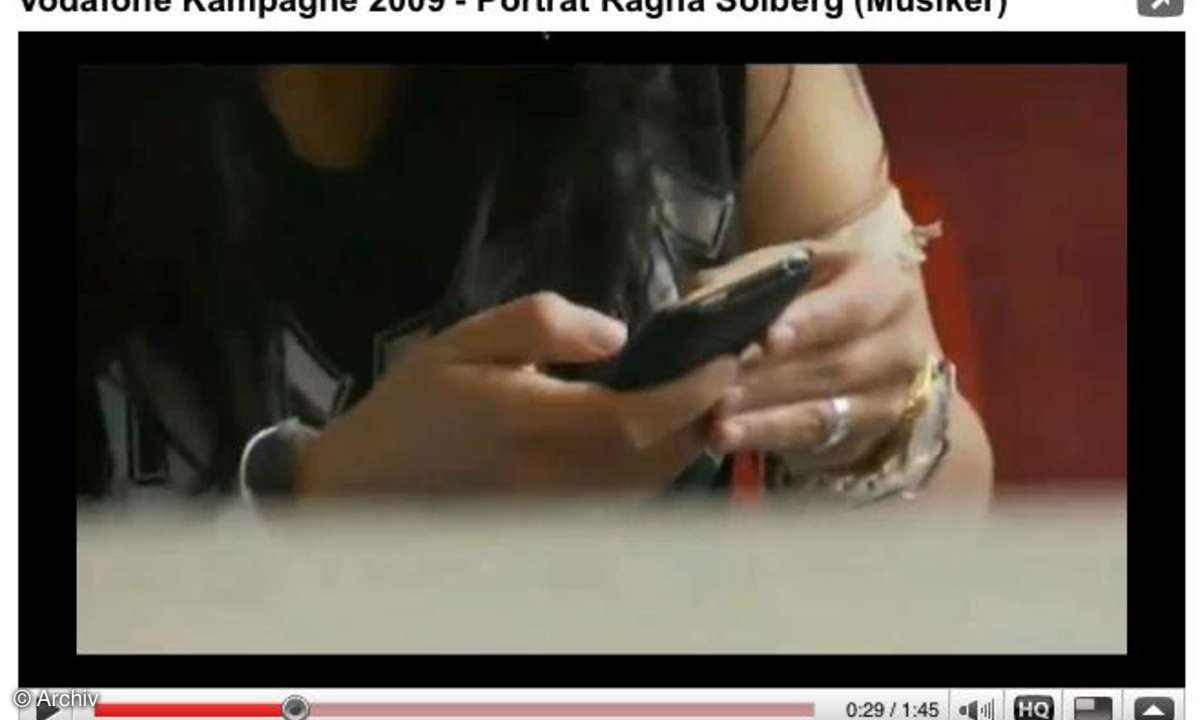 iPhone in Vodafone-Kampagne