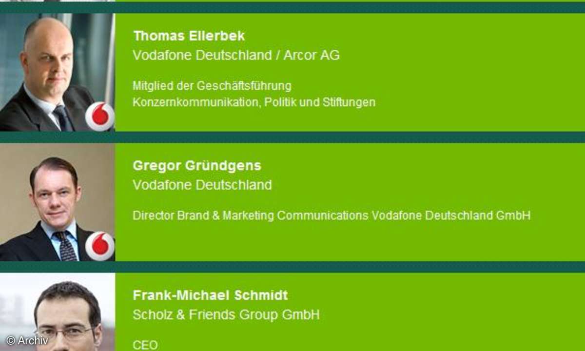 Hochseriöse Vodafone-Manager und der Strategie-Berater