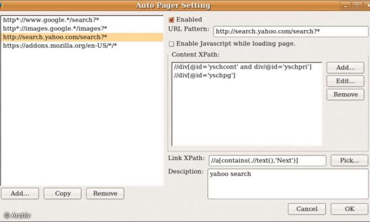 Firefox-AddOn: AutoPager