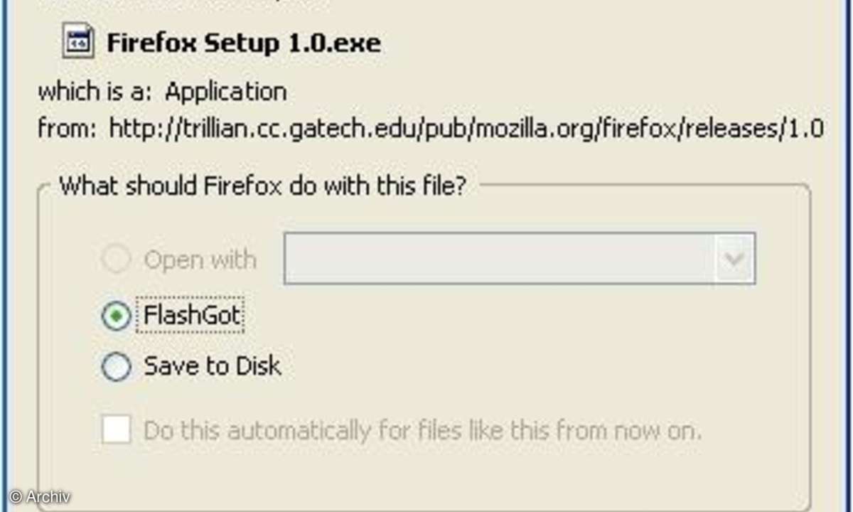 Firefox-AddOn: FlashGot