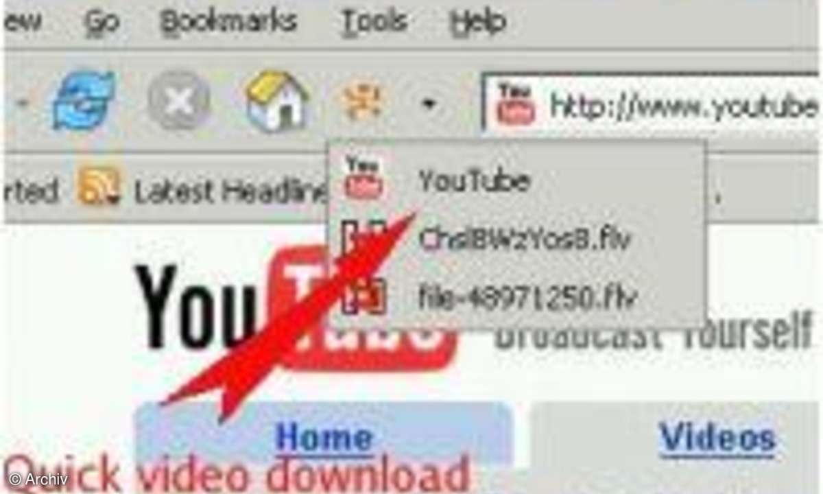 Firefox-AddOn: Video DownloadHelper