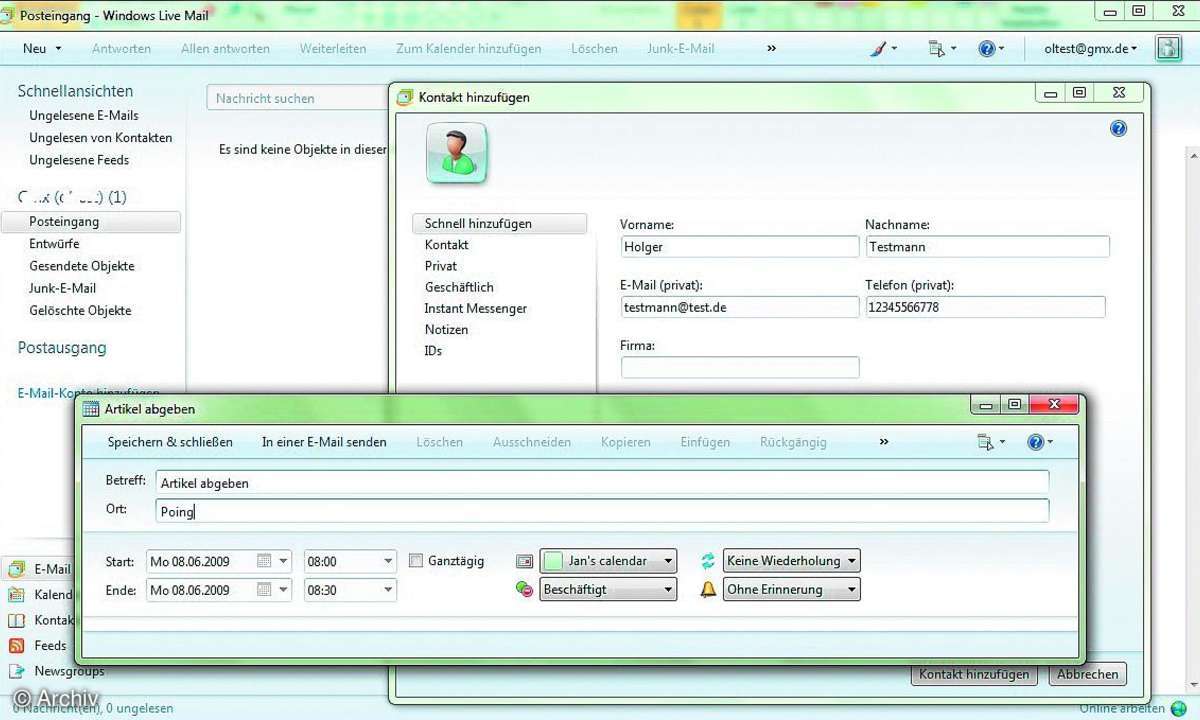 Neue Werkzeuge für Windows 7