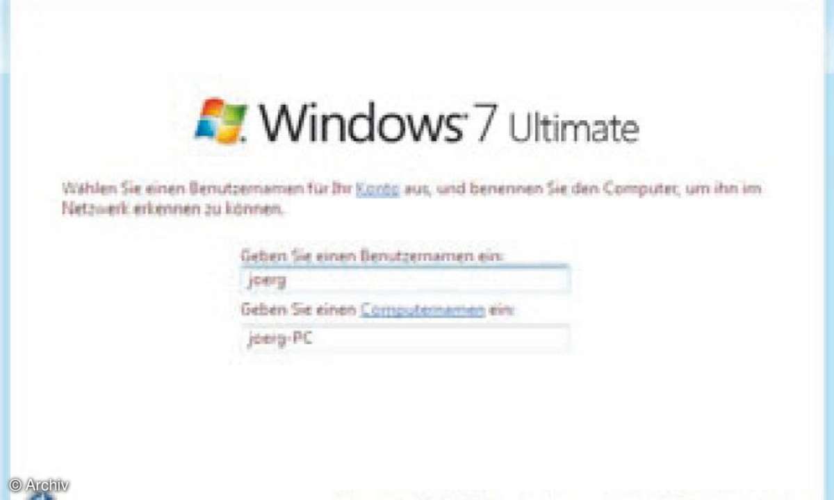 Windows 7 neben Vista und XP installieren