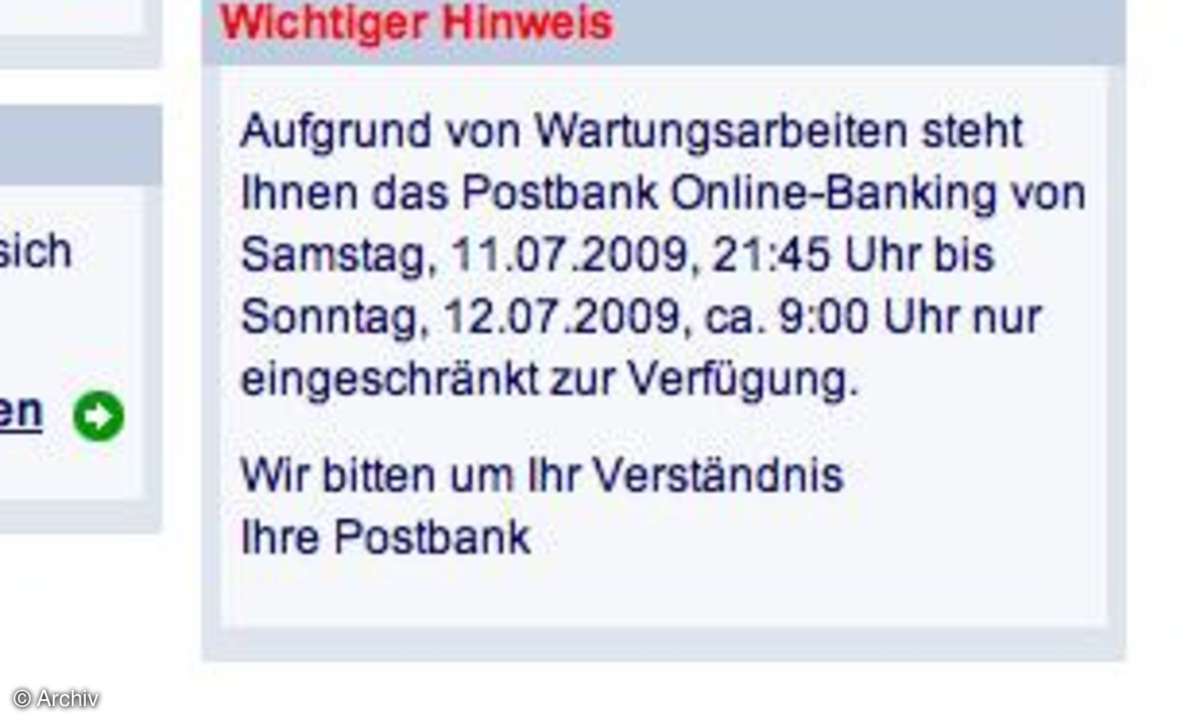 Postbank Online-Banking
