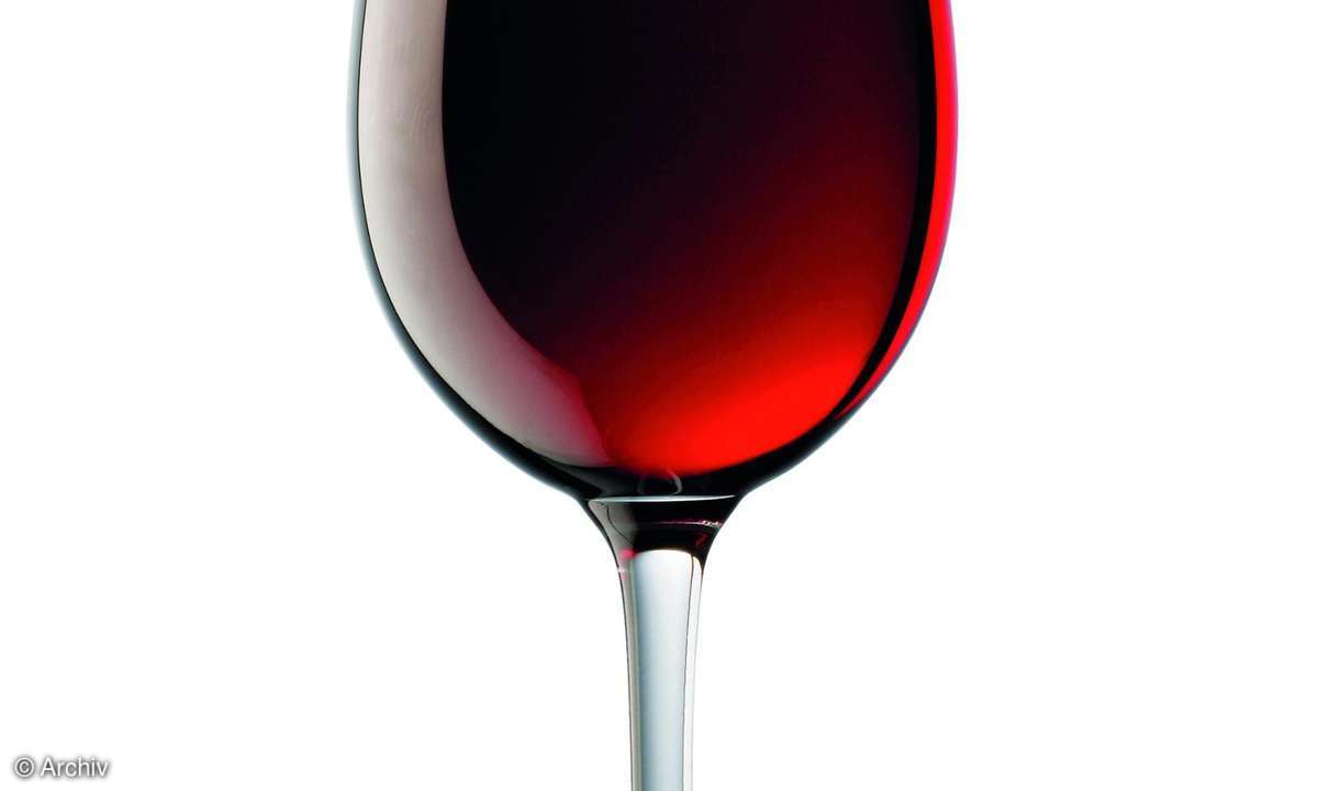 Wein Rotwein Glas