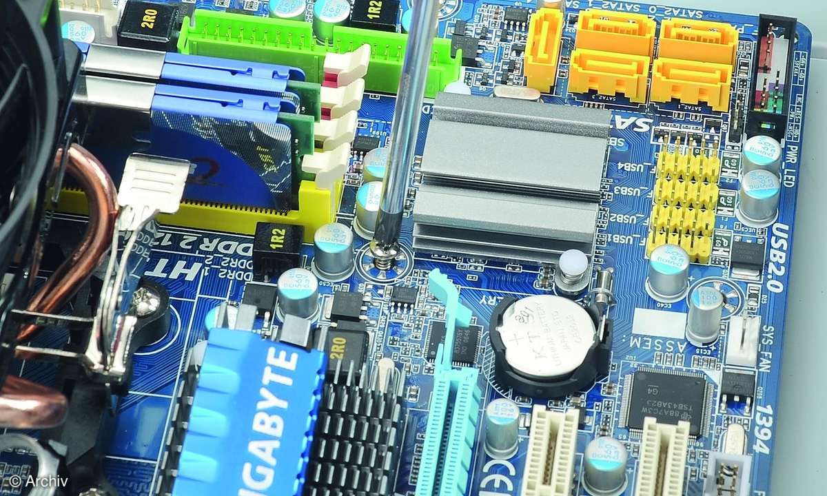 PC Komponente Gehäuse Mainboard CPU