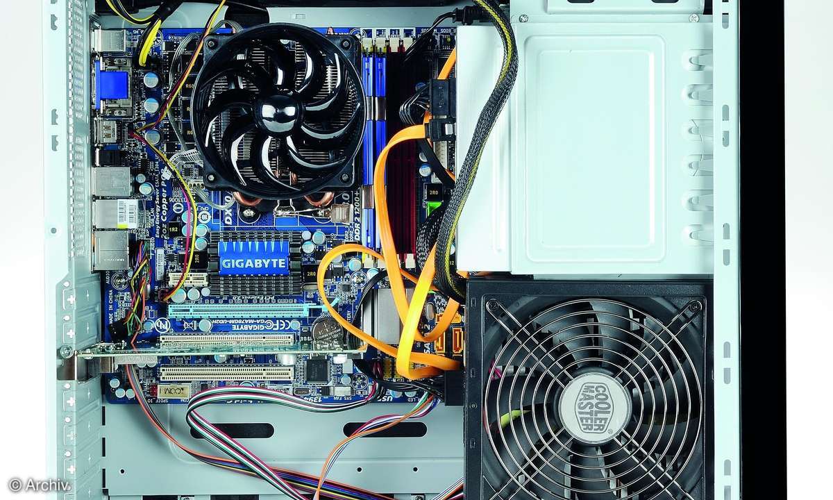 PC Komponente Gehäuse Mainboard CPU