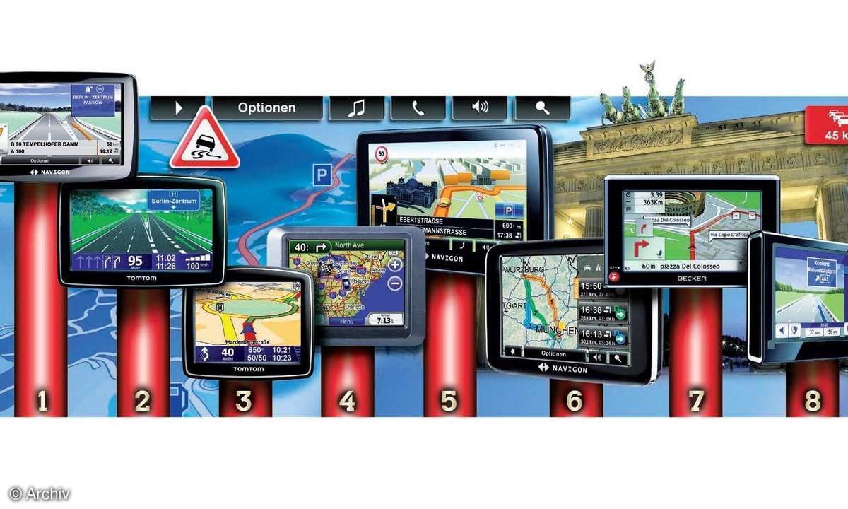 Top-Navis im Test
