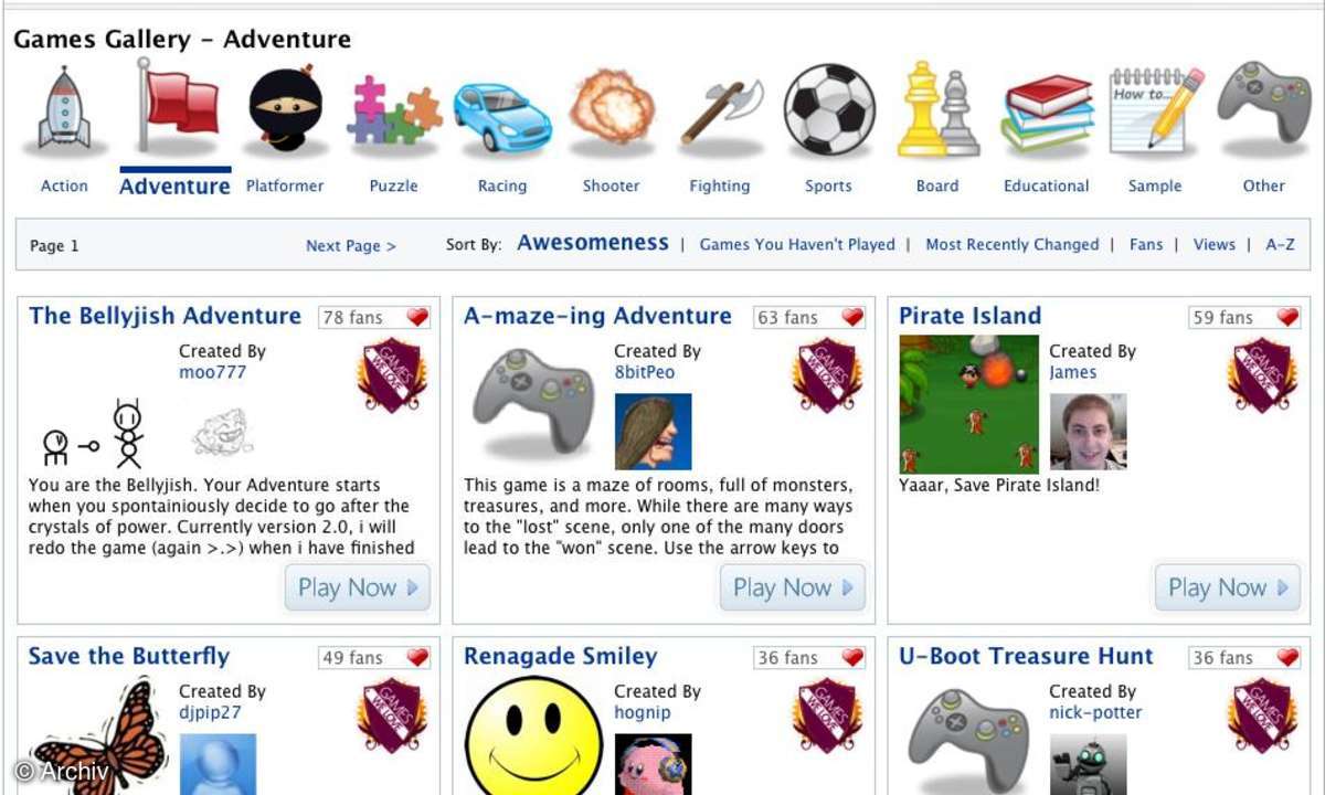 Das war Microsoft Popfly