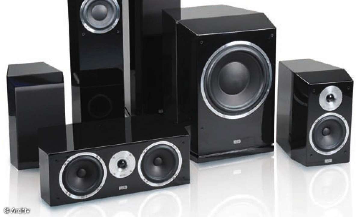 Test Stereo & Surround: 5.1 Lautsprecher