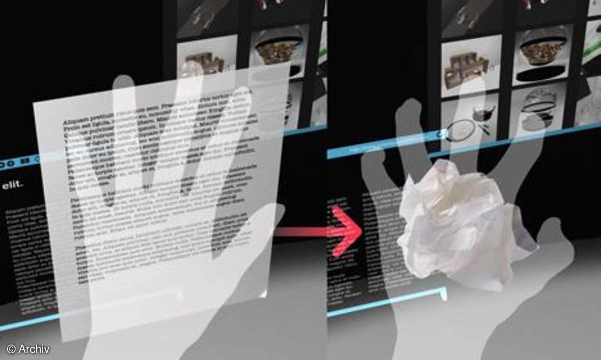 Konzept Hologramm Display