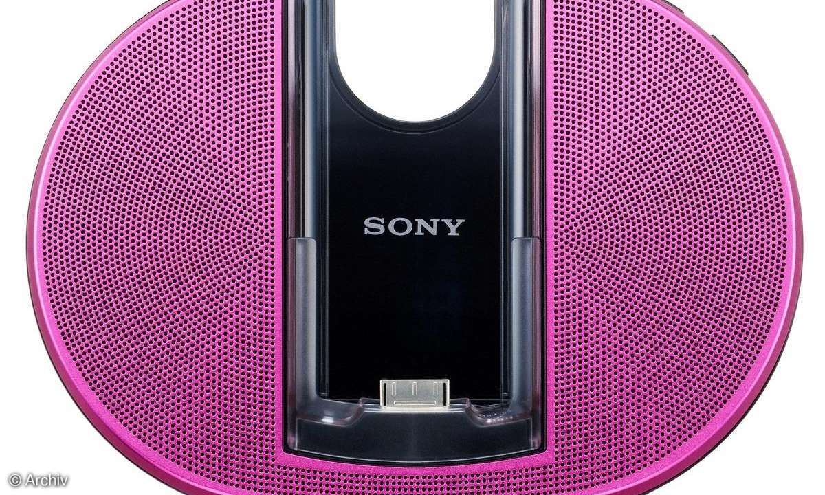Sony Walkman NWZ-E440K mit Docking-Station