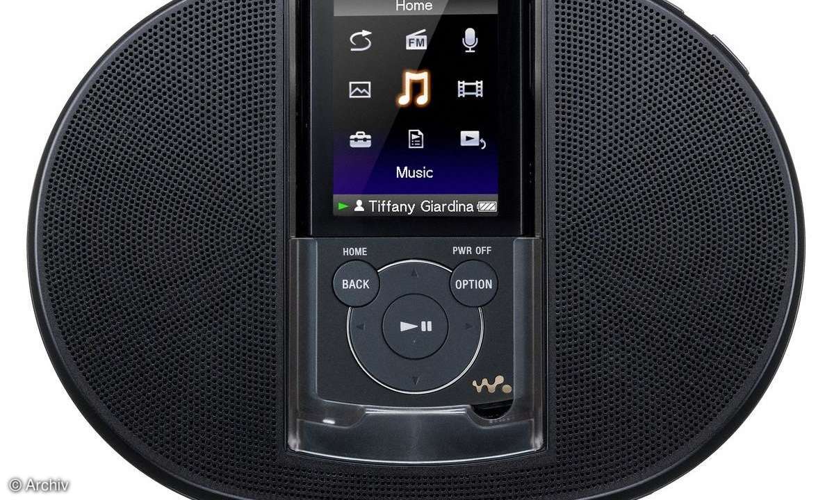 Sony Walkman NWZ-E440K mit Docking-Station