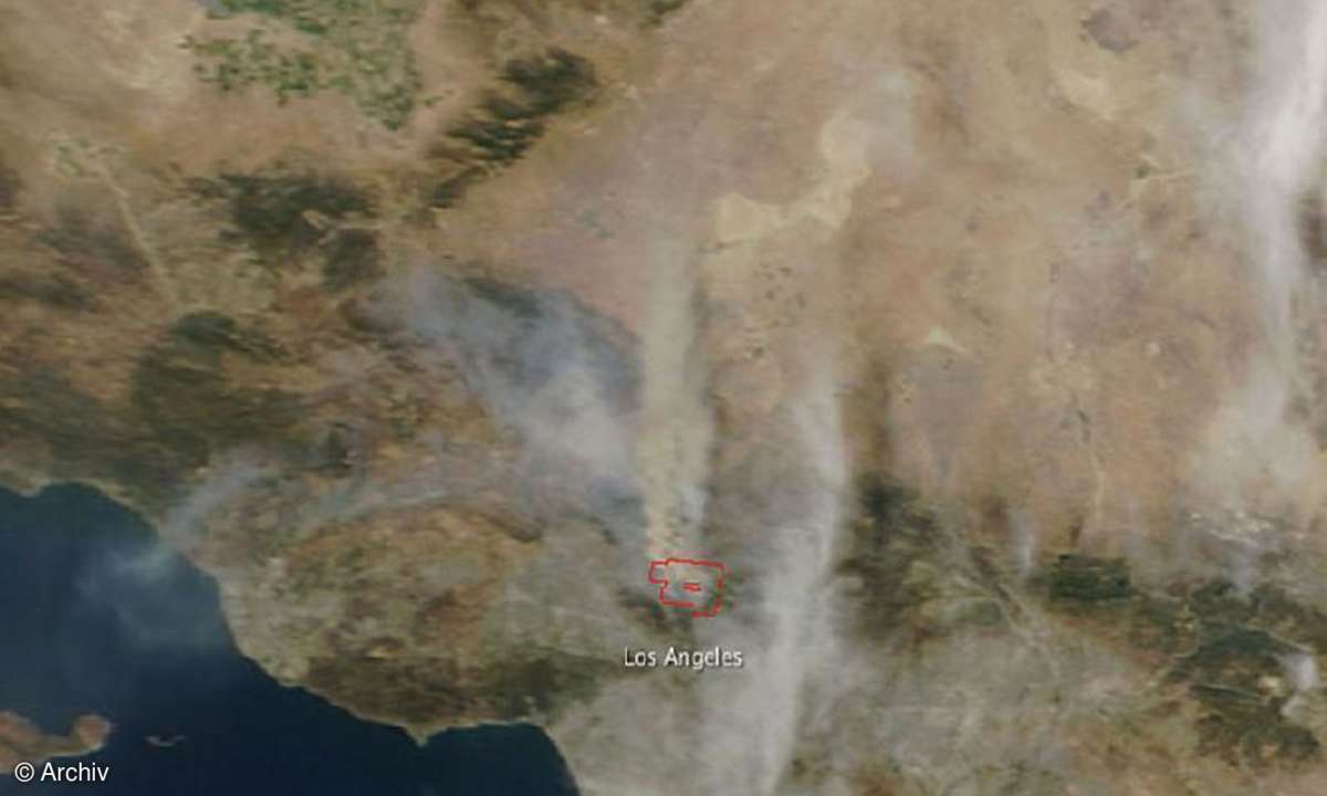 Nasa-Aufnahmen von der Brandhölle L.A.