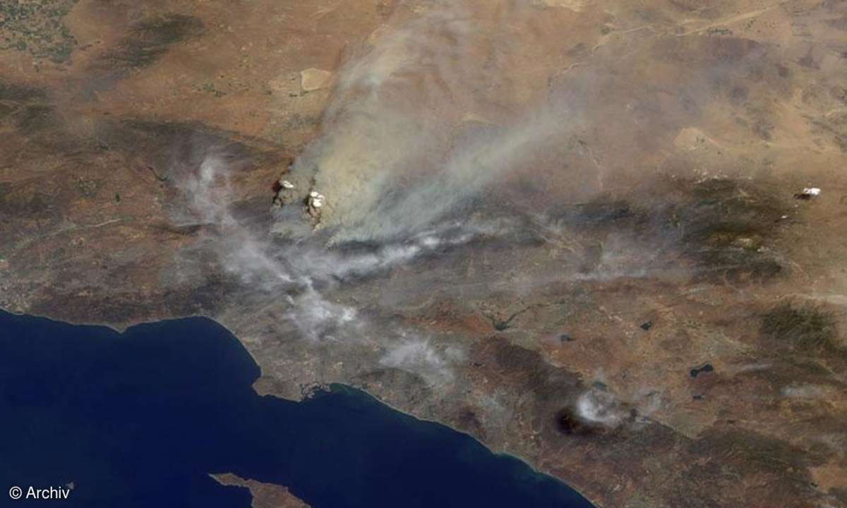 Nasa-Aufnahmen von der Brandhölle L.A.