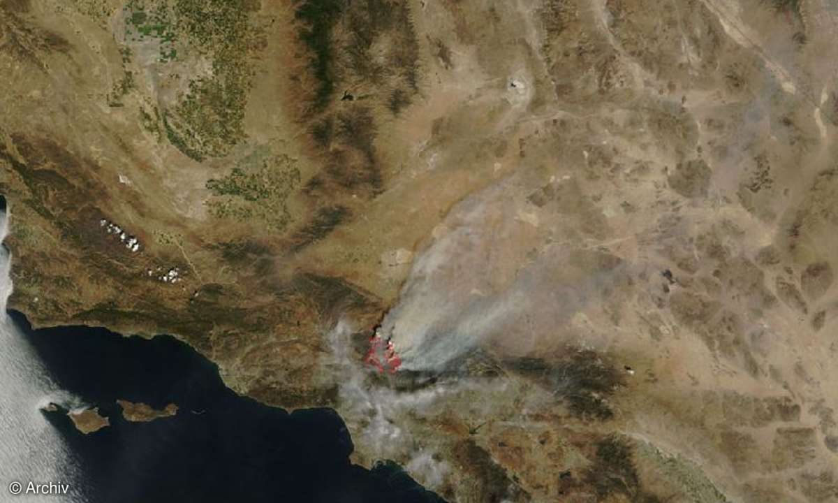 Nasa-Aufnahmen von der Brandhölle L.A.