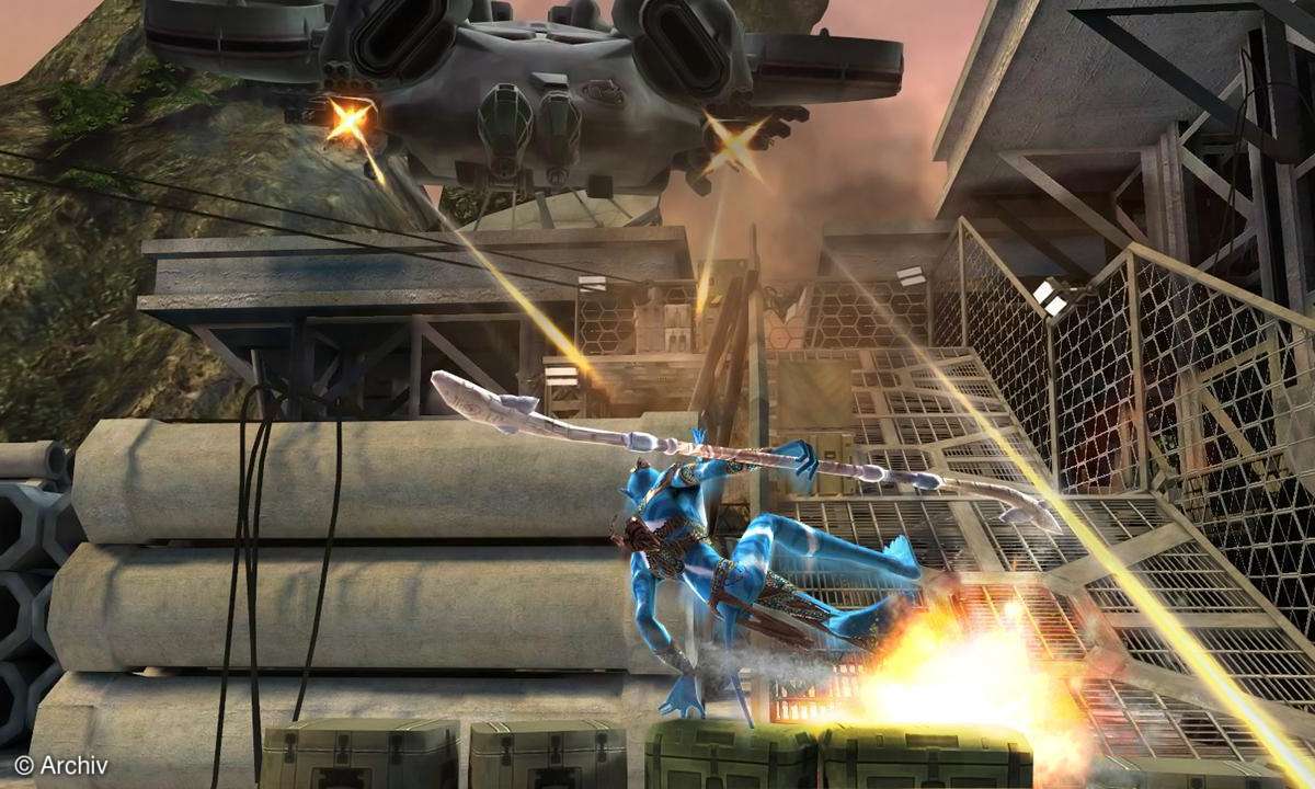 JAmes Camerons Avatar: Wii-Bildschirmfotos