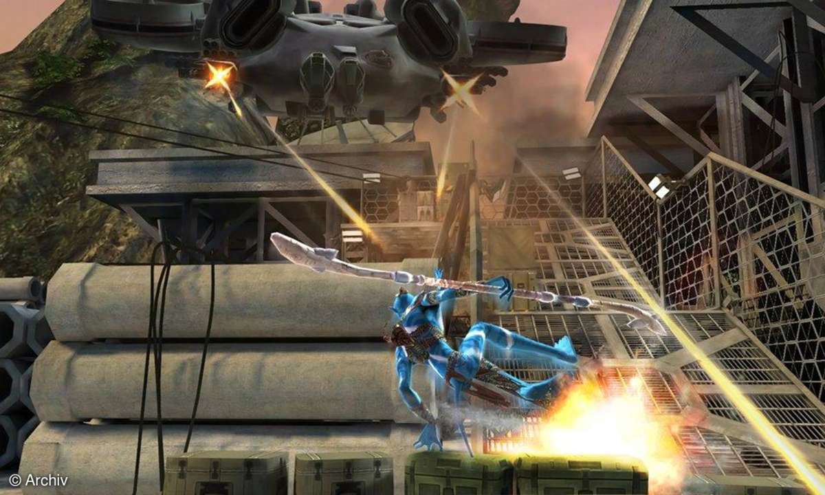 JAmes Camerons Avatar: Wii-Bildschirmfotos