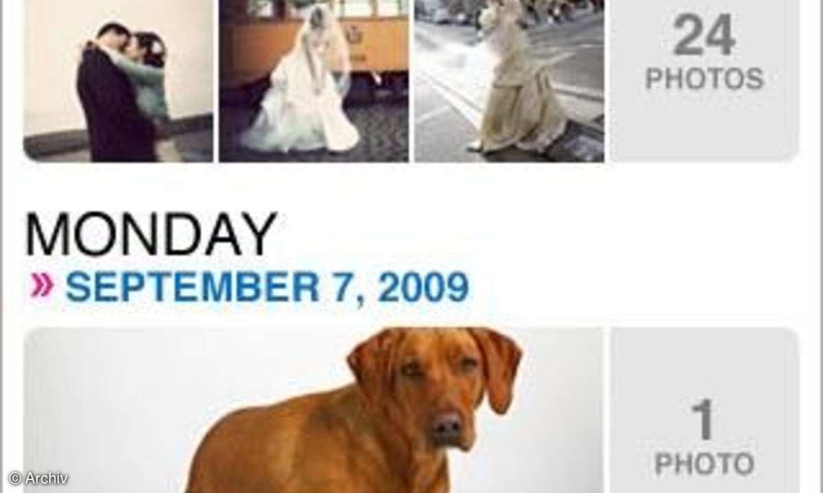 Flickr-App fürs iPhone