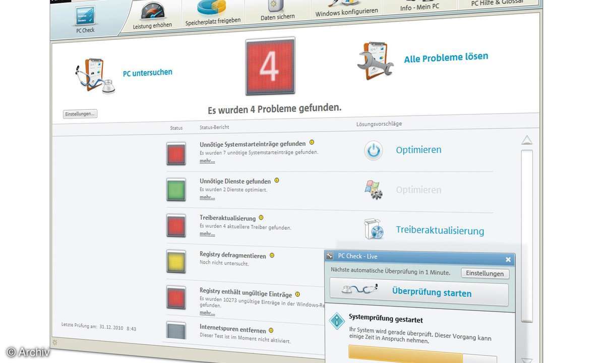 Magix PC Check und Tuning 2010