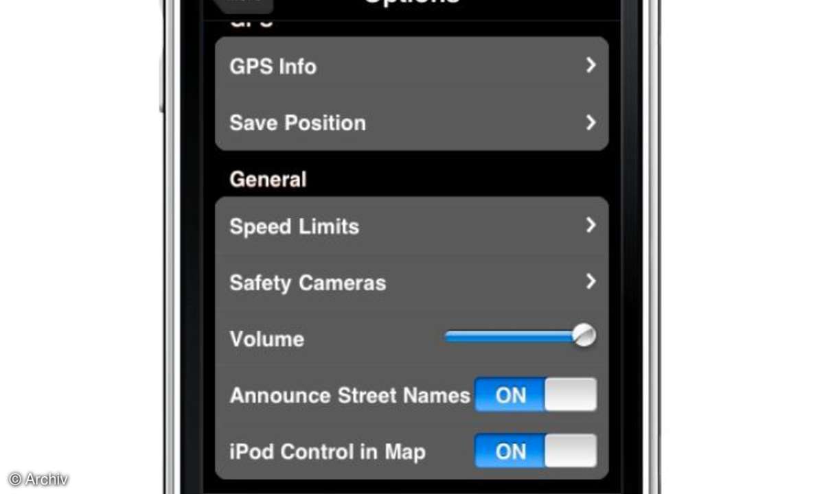 Mobile Navigator fürs iPhone - Update