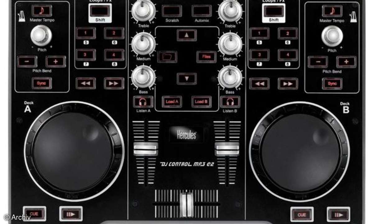 DJ-Pult: Hercules DJ control MP3 e2