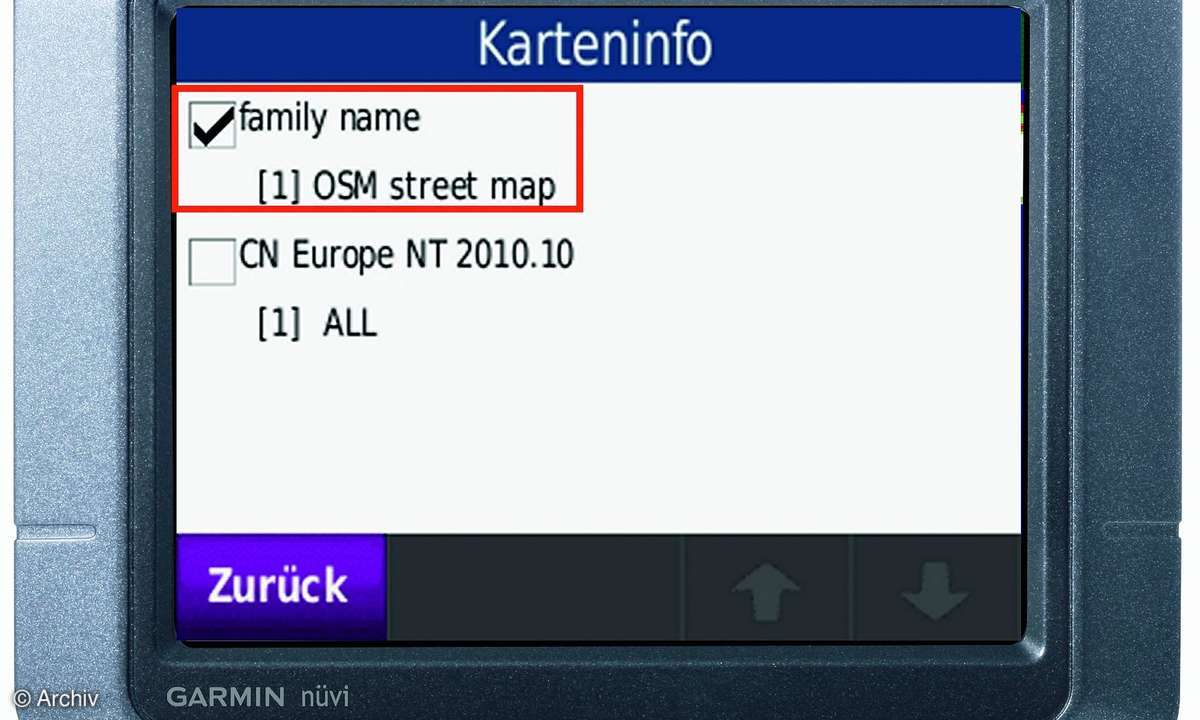 Gratis-Karten für Ihr Navi