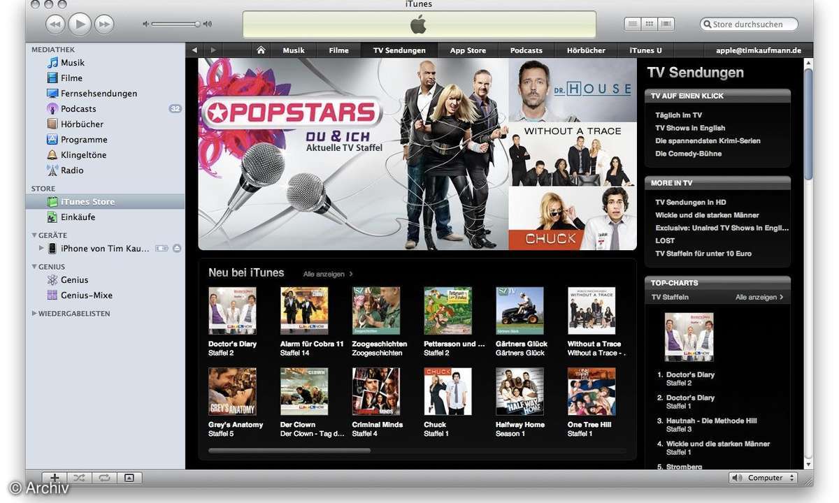 iTunes Store in iTunes 9