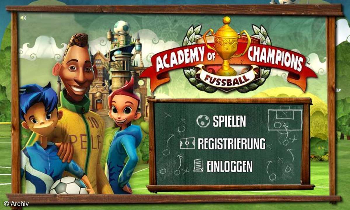 Flash-Minispiel Academy of Champions